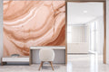 Mocha Marble Wallpaper Mural WM1118743941 for Study Area