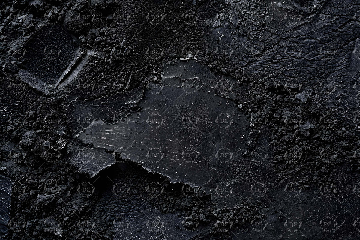 Modern Dark Black Texture Wallpaper Mural