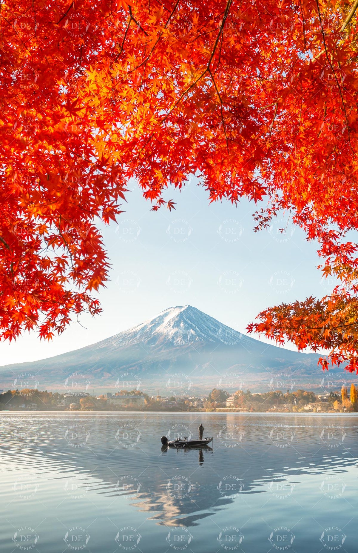 Mount Fuji and Red Maple Wallpaper Mural