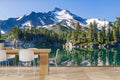 Mountains and Lake Wallpaper for Dining Area
