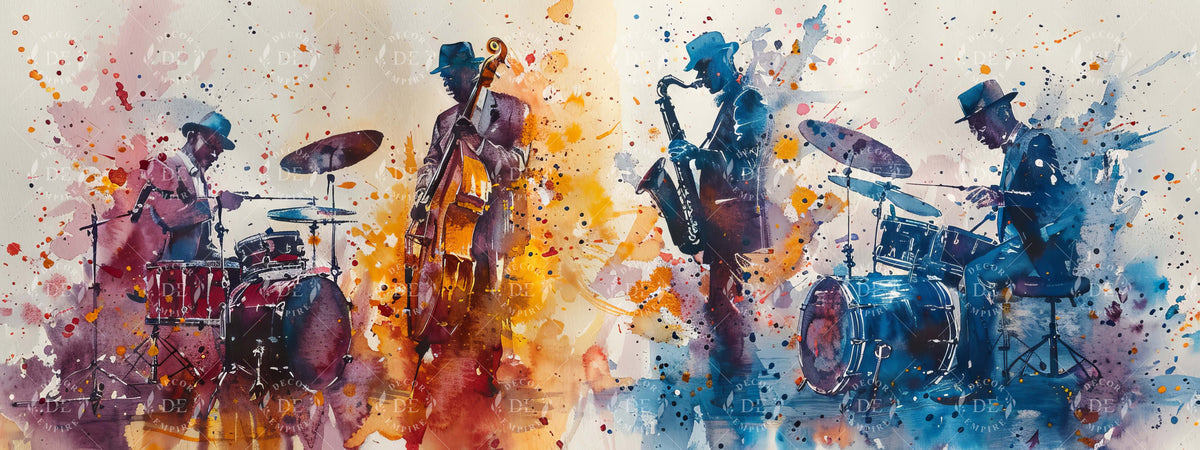 Musicians Art Wallpaper Mural