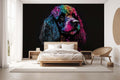 Neon Poodle Pop Art Wallpaper Mural WM549001817 for Bedroom