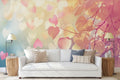 Pastel Nature Wallpaper Mural WM715343485 for Living Room