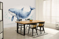 Pastel Whale Wallpaper Mural WM664369248 for Kids Dinning Area