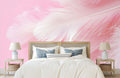 Pink Feather Love Wallpaper Mural WM1148019624 for Bedroom