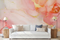 Rose Marble Elegance Wallpaper Mural WM961441106 for Living Room