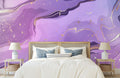 Rose Violet Marble Wallpaper Mural WM443486945 for Bedroom