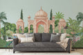 Royal Courtyard with Lotus Lake Wall Mural WM1163817260 for Living Room