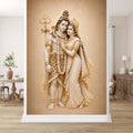 Divine Shiva Parvati Wall Mural WMWM10000171