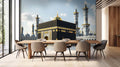 Sacred Makkah Mosque Wallpaper Mural WM1041457515 for Dining Area