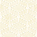 3D Geometric Beige and White Wallpaper - 11246