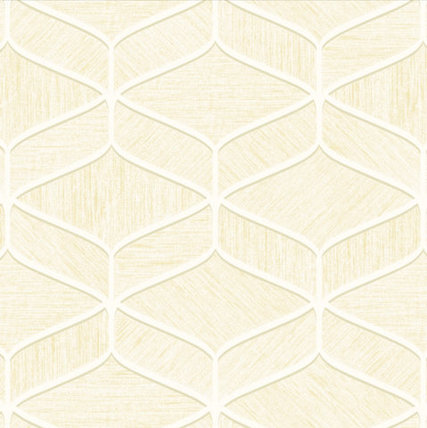 3D Geometric Beige and White Wallpaper - 11246