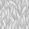 Silver and Grey Fern Embossed Wallpaper - 11140
