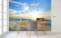 Seaside Birds in Flight Wallpaper Mural WM822066671 for Study Area
