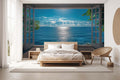 Seaside Villa View Wallpaper Mural WM824264442 for Bedroom