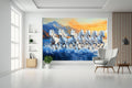 Seven White Horses Wallpaper for Hallway