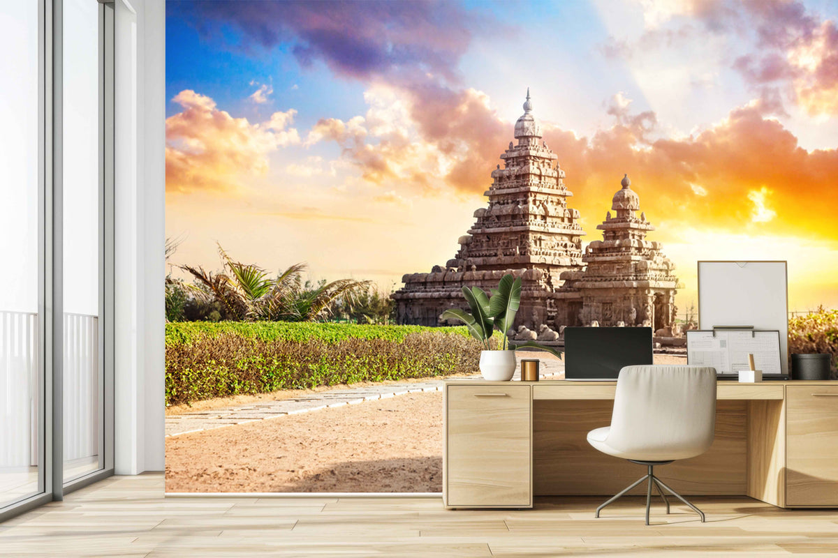 Shore Temple Mamallapuram India Wall Mural