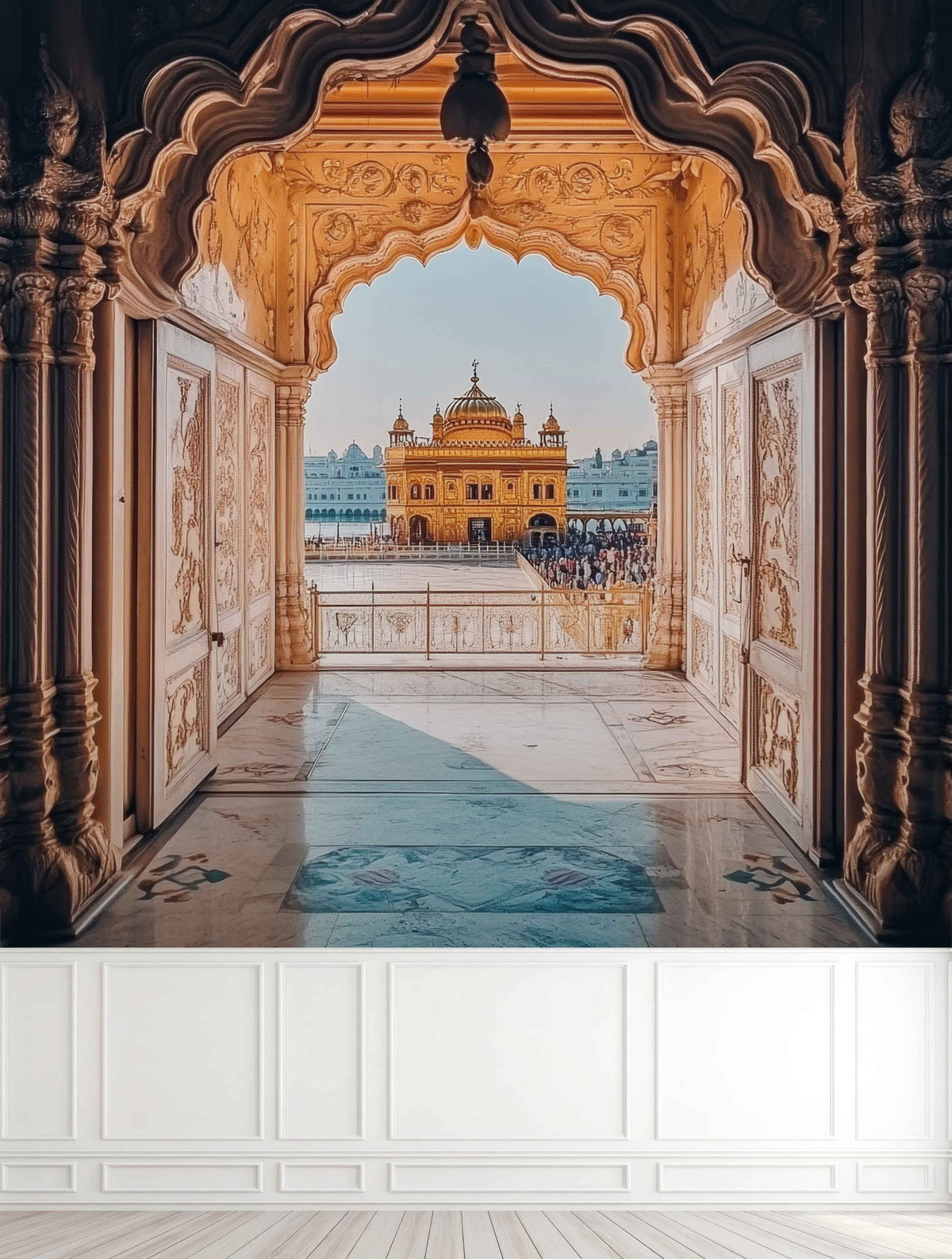 Shri Harmandir Sahib Wallpaper Mural for Hallway