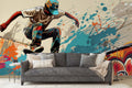 Skatepark Graffiti Wallpaper Mural WM889420100 for Living Room