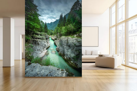 Soca Valley Scenic Wallpaper Mural for Family Area