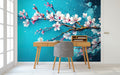 Spring Sakura Blossom Wallpaper Mural WM571407596 for Study Area