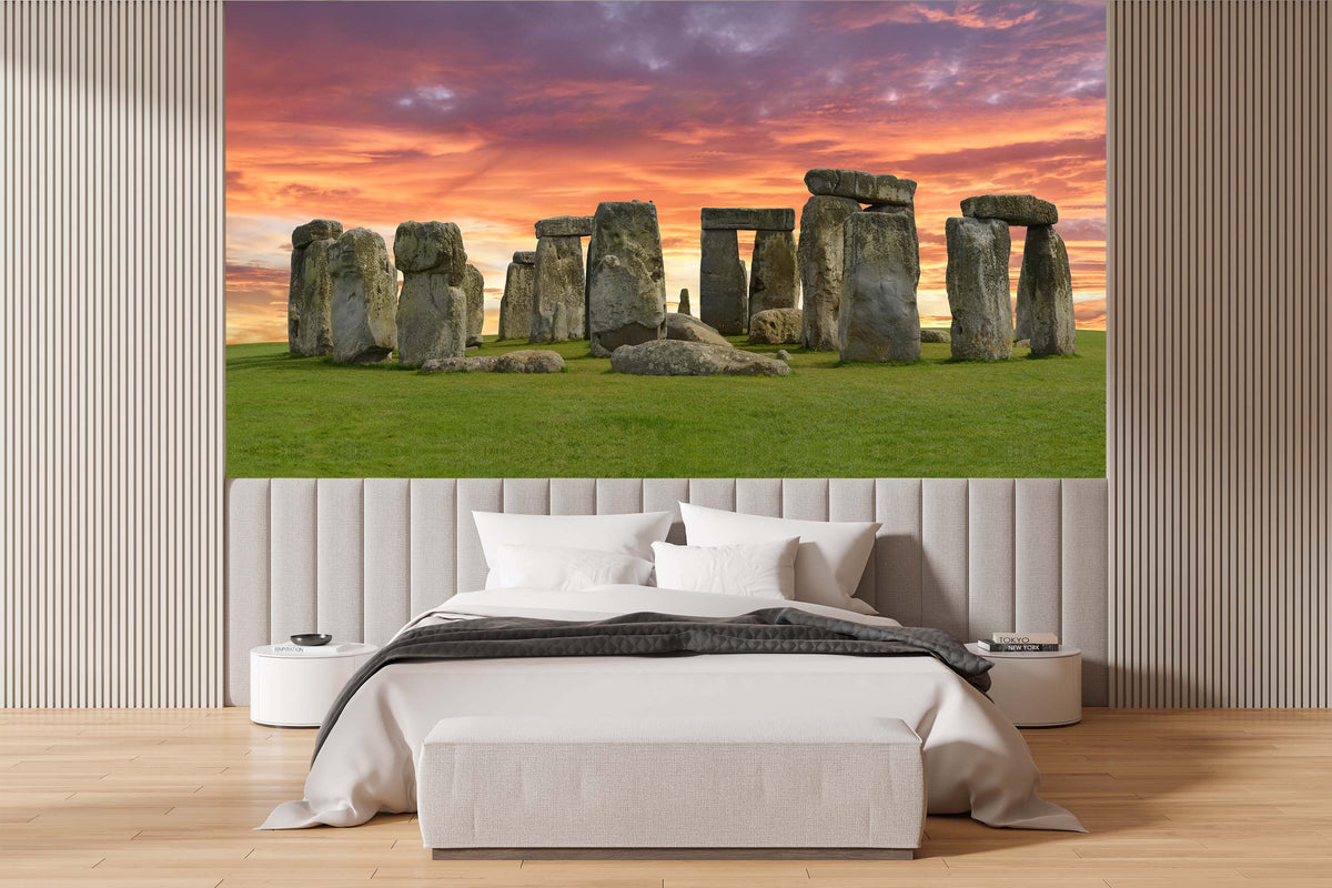 Stonehenge Wallpaper Mural for Bedroom