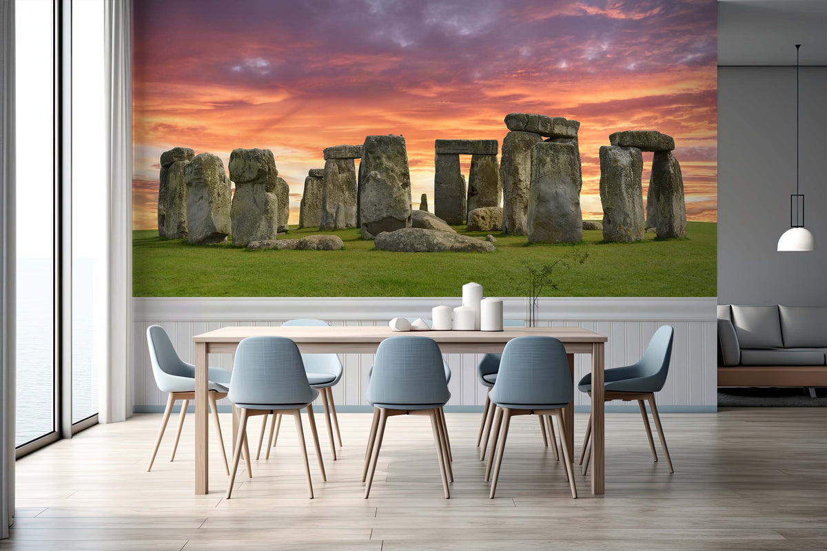 Stonehenge Wallpaper Mural for Dining Area