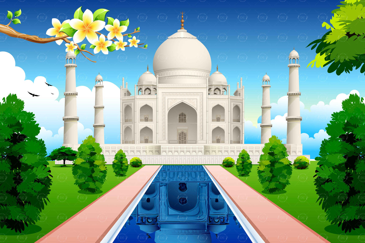 Taj Mahal Wallpaper Mural