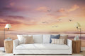 Tranquil Sunrise Beach Wallpaper Mural WM611333843 for Living Room