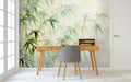 Tropical Bamboo Bliss Wall Mural for Study Area