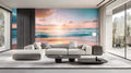 Tropical Beach Sunrise Wallpaper Mural WM707522734 for Living Room