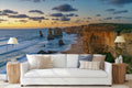 Twelve Apostles Sunset Wallpaper Mural for Living Room