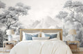 Vintage Forest Sketch Wallpaper Mural WM670363831 for Bedroom