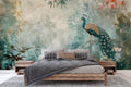 Vintage Jungle Peacocks Wallpaper Mural WM882366925 for Bedroom
