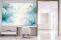 Vintage Peacock Floral Wallpaper Mural WM710317118 for Study Area