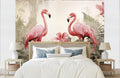 Vintage Tropical Jungle Wallpaper Mural WM668688875 for Bedroom