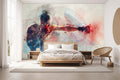 Watercolor Boxer Wallpaper Mural WM224179291 for Bedroom