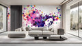 Woman with Butterflies Wall Mural for Living Room