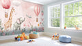 Woodland Baby Animals Wallpaper Mural WM836376656 for Kids Room