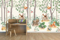 Woodland Stories Wallpaper Mural WM456877518 for Kids Study