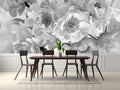White Peony Wall Mural