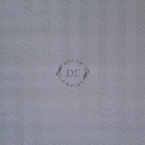 3D Luxury Herringbone Wallpaper - Light Grey - 11057