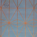 Modern Grey and Copper Geometry Wallpaper - 11122