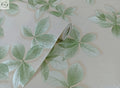 Elegant Green Leaves Floral Wallpaper - 11338