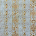 Vertical Stripes Damask Wallpaper – Beige / Gold - 11016