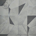 Modern Light Grey and Silver Geometry Wallpaper - 11131