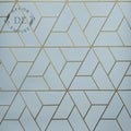 White and Gold Triangles Geometry Wallpaper - 11127