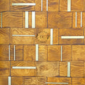 Wood Blocks Polished Finish Wallpaper - 11134