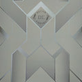 Modern Grey and Silver Geometry Wallpaper - 11152