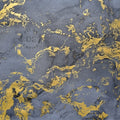 Marble Wallpaper - Dark Grey / Gold - 11044